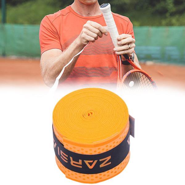 ラケットグリップテープ 滑り止めハンドルテープ ラケットボール 釣り竿 ピックルボール用 オレンジ