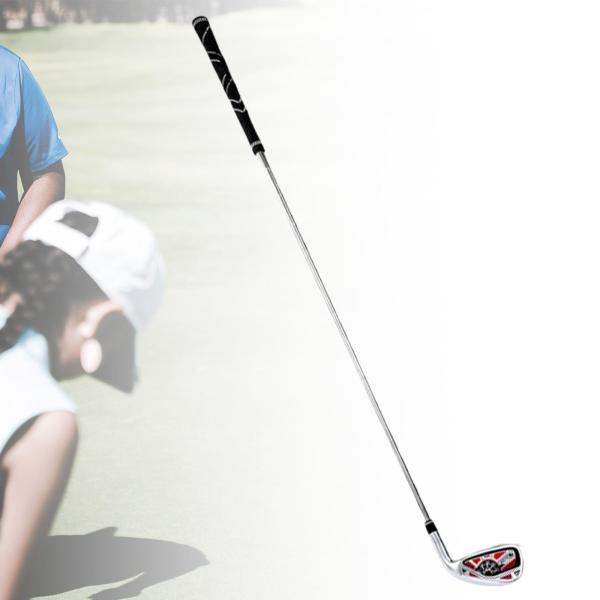 ゴルフアイアン メンズ レディース レギュラーフレックス 初心者 亜鉛合金ヘッド 練習用クラブ レッド