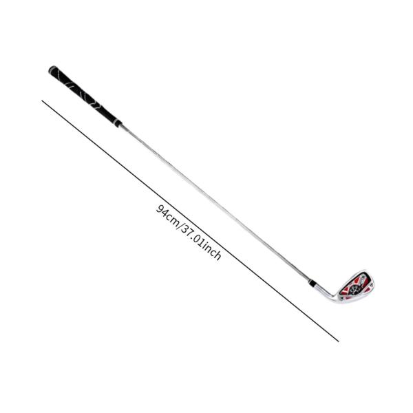 ゴルフアイアン メンズ レディース レギュラーフレックス 初心者 亜鉛合金ヘッド 練習用クラブ レッド