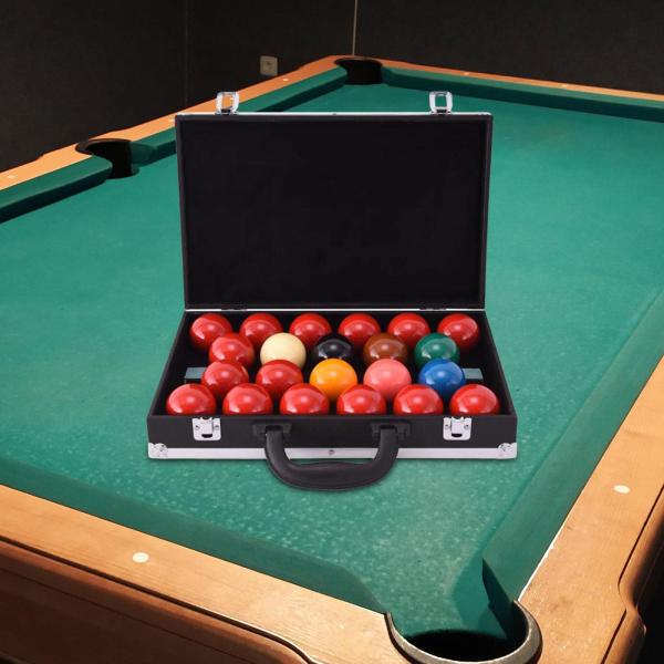 ビリヤードボール収納ボックス プールキャリーケースオーガナイザー パッド入り 22ボールホルダー スヌーカーボールスーツケース 旅行用 屋内