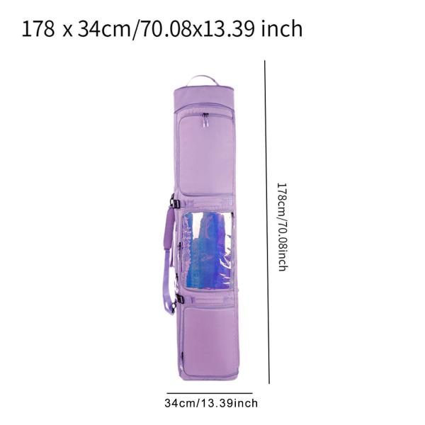 スノーボードバッグ キャスター付き 大人用 スキーバッグ アウトドア スキー スノーボード用 パープル