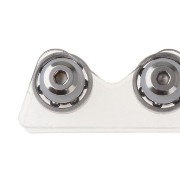 2ピース ビリヤードキュー真直度チェッカーパーツ スヌーカークラブローラー真直度検出器 ゲームクラブ用チェック