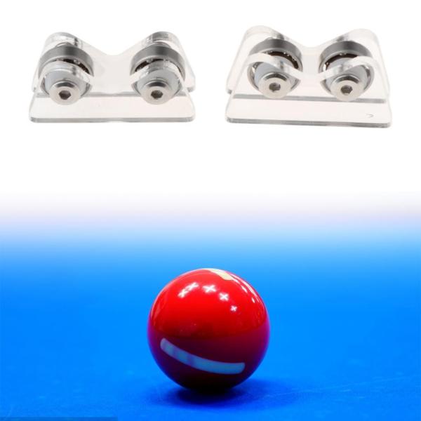 2ピース ビリヤードキュー真直度チェッカーパーツ スヌーカークラブローラー真直度検出器 ゲームクラブ用チェック