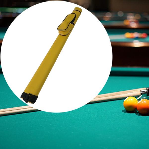 プールキューケース 屋外コンテナ プールテーブルアクセサリー ビリヤードプールキューバッグ イエロー