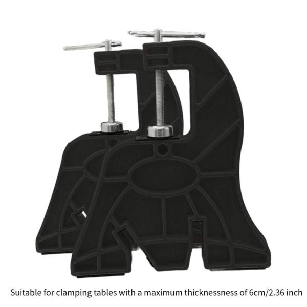 スキー＆スノーボードバイス ユニバーサル 使いやすいホルダー 滑り止めバイスグリップ ブラック 2個