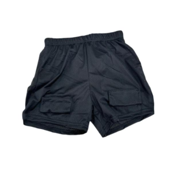 メンズ ルーズ ホッケー ショーツ プロフェッショナル ジョックパンツ サッカー 野球 フットボール用 L クロッチシェルなし
