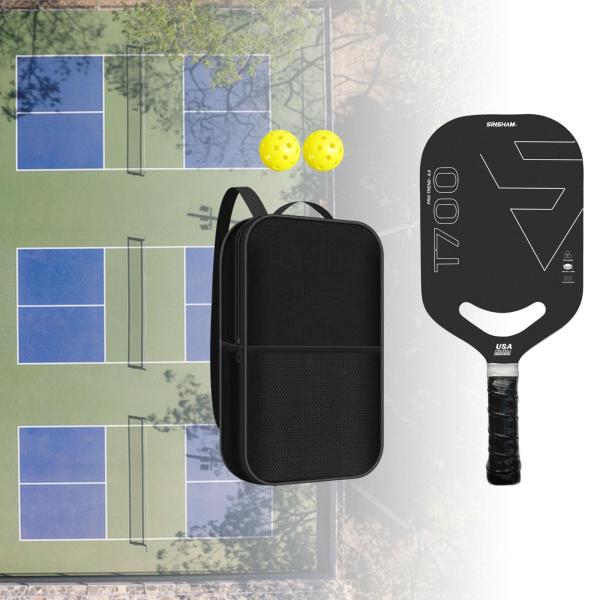 カーボンファイバー ピックルボール パドル 厚さ 13.5 mm、実用的なピックルボール ラケット、コントロールの一貫性のためのピックルボール ラケッ