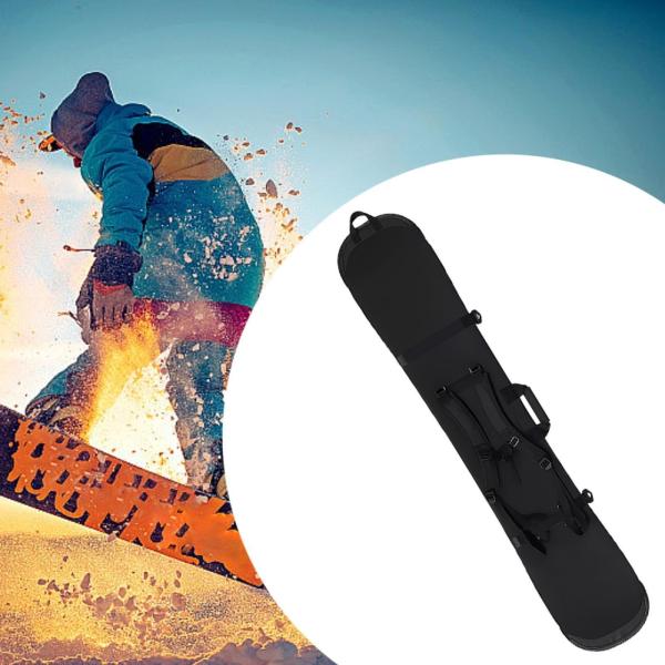 スノーボードバッグ ソフトトラベルバッグ シングルスノーボード用 ポータブルスノーボードスリーブ 160cm