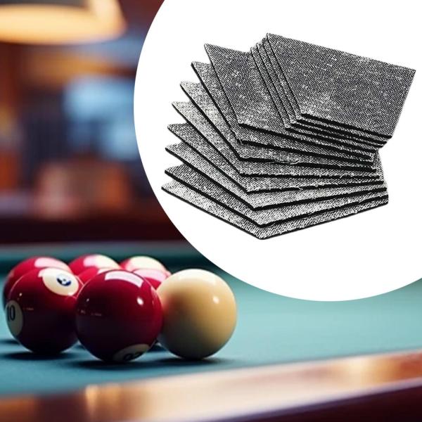 12個 プールテーブルクッション フェーシング ビリヤード用品 交換用レールバンパー ベベル