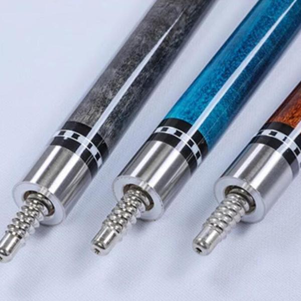 ビリヤード キュースティック 13mm チップ ビリヤード プールスティック 初心者 男性 女性 スターター用 ブラウン