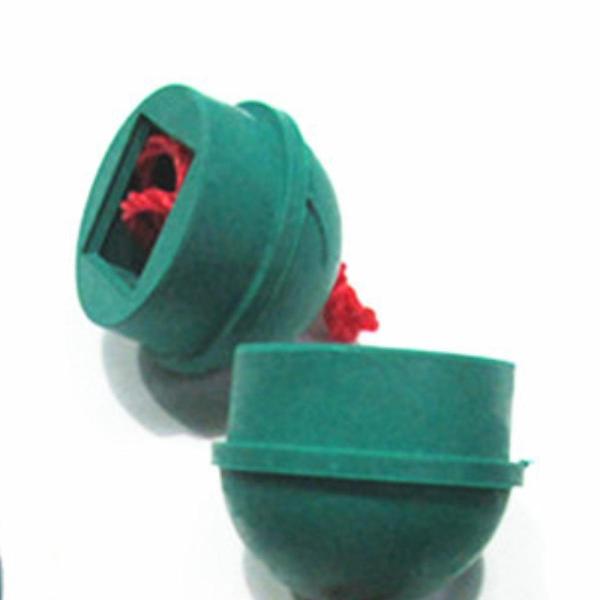 ビリヤードチョークホルダー 20個 チョークケース プール コード付き ゴム チョークを保護 実用ツール ビリヤードチョークキャリア ラウンド