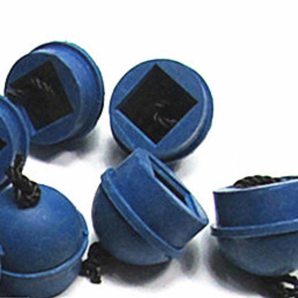 ビリヤードチョークホルダー 20個 チョークケース プール コード付き ゴム チョークを保護 実用ツール ビリヤードチョークキャリア ラウンド