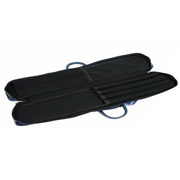 ビリヤード スティック ホルダー バッグ 1/2 キュー ケース プール キュー キャリー ケース 愛好家用 ブルー