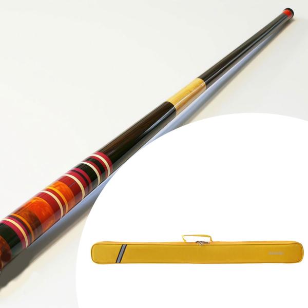 ビリヤード キューバッグ キャリア 防塵 傷防止 ビリヤードスティック キャリングケース イエロー