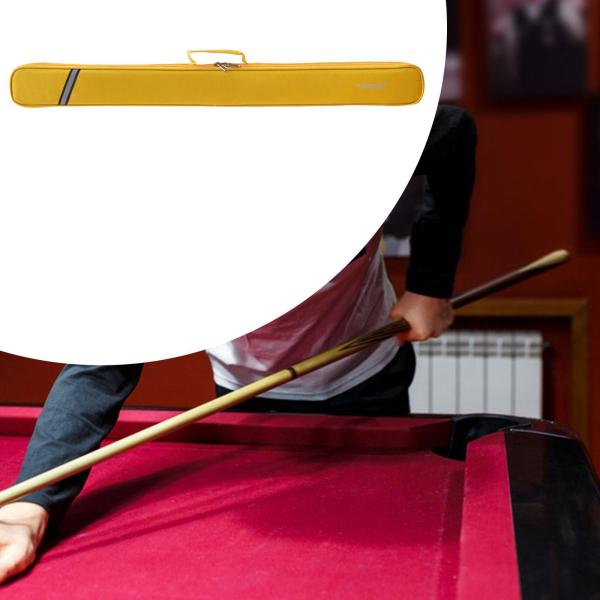 ビリヤード キューバッグ キャリア 防塵 傷防止 ビリヤードスティック キャリングケース イエロー