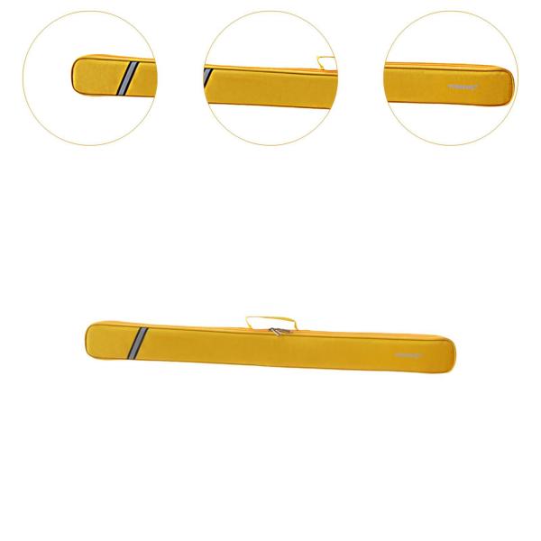 ビリヤード キューバッグ キャリア 防塵 傷防止 ビリヤードスティック キャリングケース イエロー