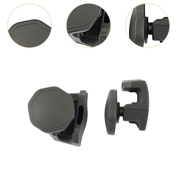 フットボールバイザークリップ ヘルメットアクセサリー 軽量多目的ハードウェア ヘルメット修理セット ファスナー ラグビーフットボール用 2個