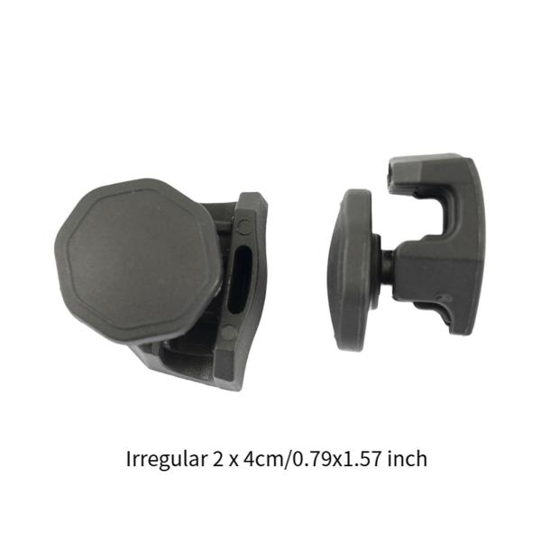 フットボールバイザークリップ ヘルメットアクセサリー 軽量多目的ハードウェア ヘルメット修理セット ファスナー ラグビーフットボール用 2個