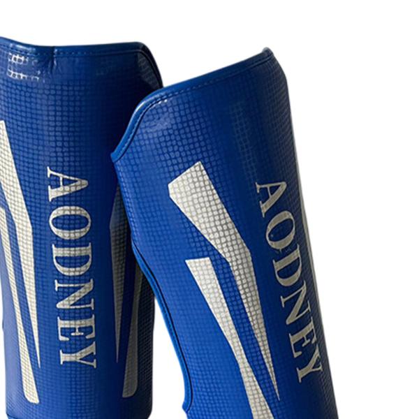 ムエタイ キックボクシング すね当て すね甲パッド グラップリング サンダ 空手用 ブルー L