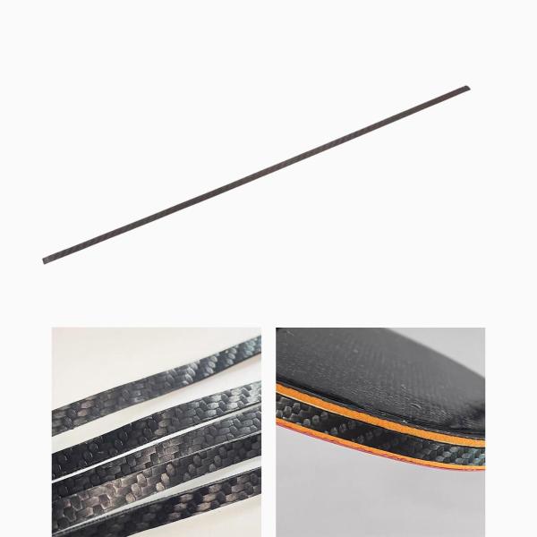 卓球ラケットエッジテープ 多機能ラケットテープ ピンポンエッジテープ ブラック 6mm