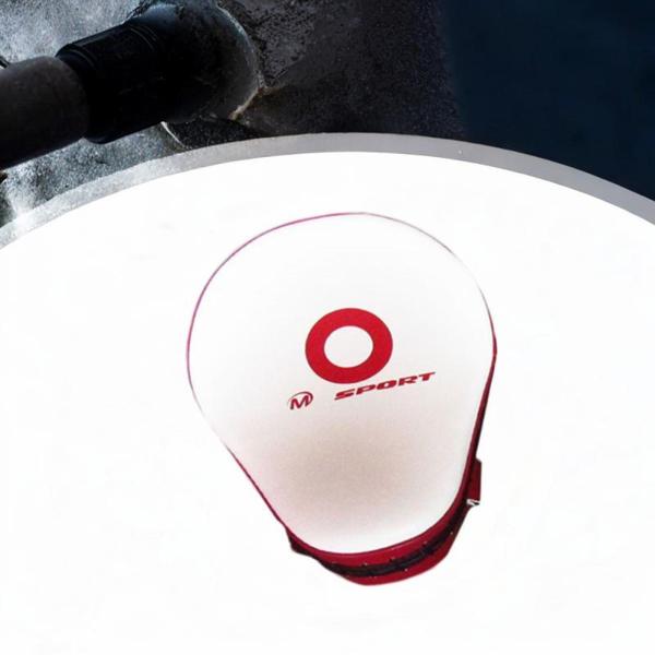 ボクシング パッド フォーカス PU レザー アクセサリー パンチ ミット MMA テコンドー 道場用 ホワイト