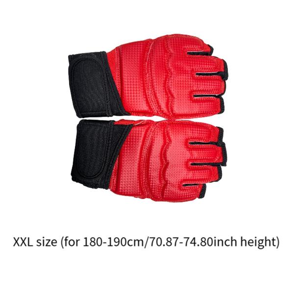 MMA グローブ スパーリング 防水 グラップリング スパーリング テコンドー パンチングバッグ用 レッド XXL