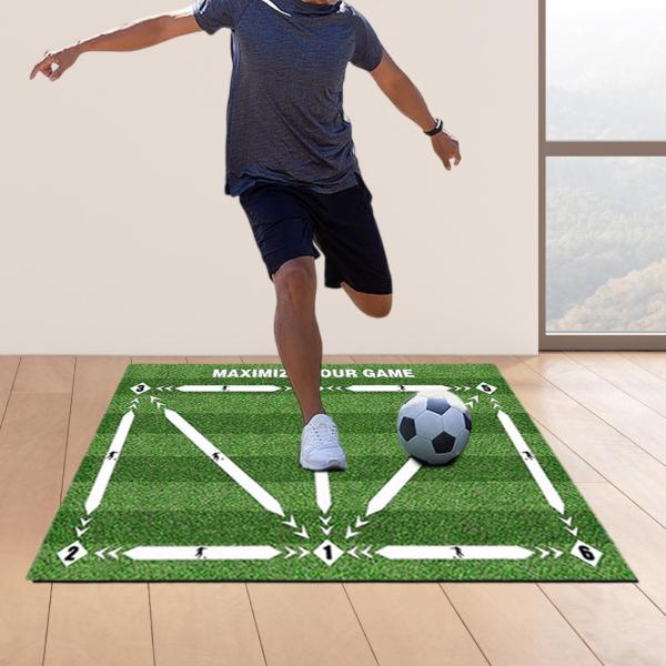 フットボールトレーニングマット 子供用 ショックドリブル サイレントスターター サッカートレーニングマット 40 cmx60 cm