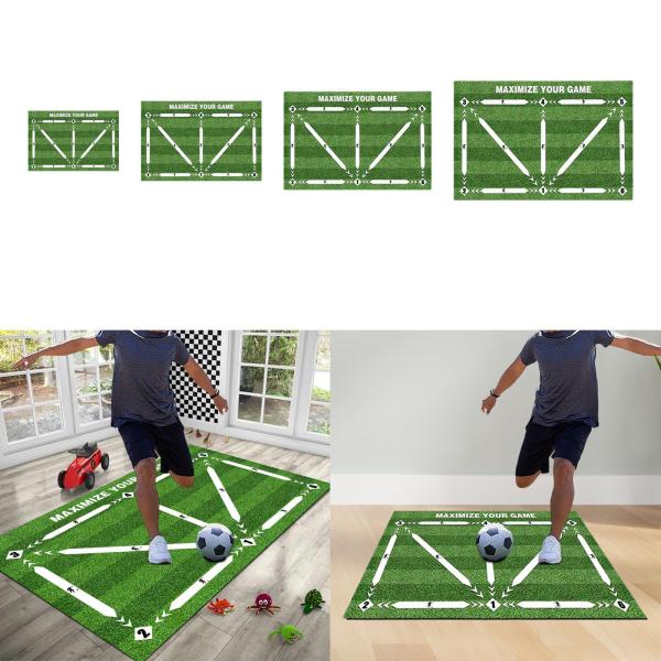 フットボールトレーニングマット 子供用 ショックドリブル サイレントスターター サッカートレーニングマット 40 cmx60 cm