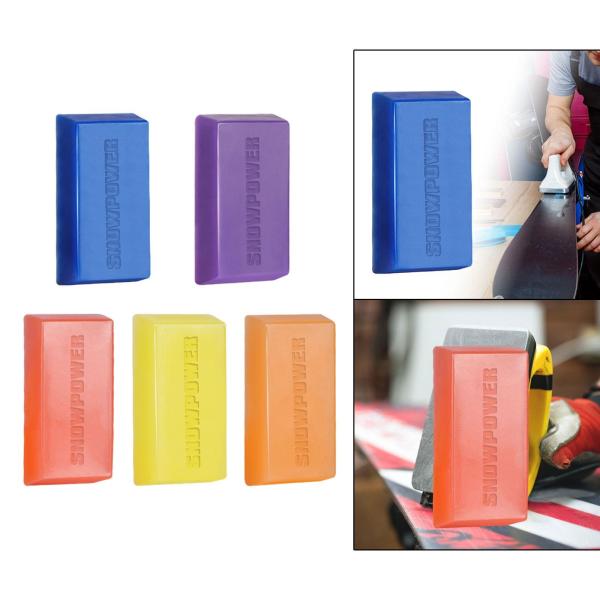 スノーボードワックス スキー・スノーボードアクセサリー 軽量用品 スキーワックス スノーブロックワックス シングルボード用 日常メンテナンス , 青