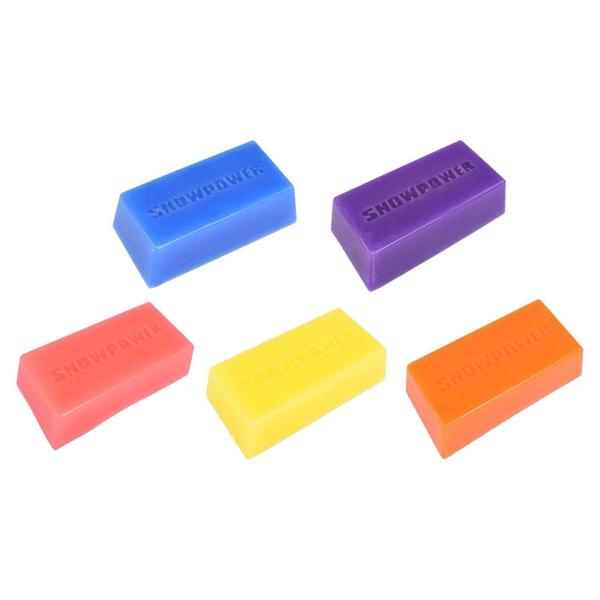 スノーボードワックス スキー・スノーボードアクセサリー 軽量用品 スキーワックス スノーブロックワックス シングルボード用 日常メンテナンス , 青