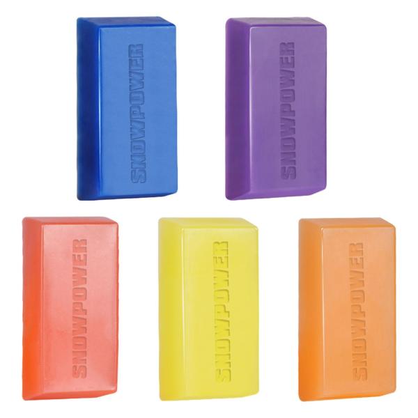 スノーボードワックス スキー・スノーボードアクセサリー 軽量用品 スキーワックス スノーブロックワックス シングルボード用 日常メンテナンス , 青