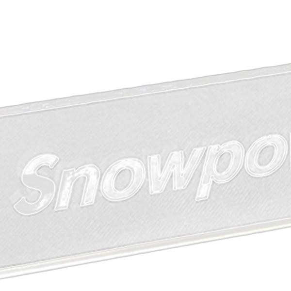 スノーボードワックスリムーバー ワックス除去ボード 6mm厚 ポータブルアクリルスキーワックスリムーバー ノッチ付き スノーボードアクセサリー用