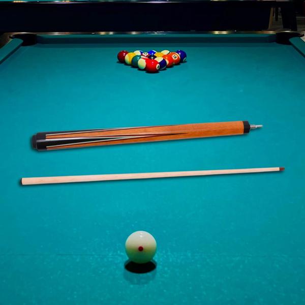 ビリヤードジャンプキュー、ビリヤードプールキュースティック、ポータブルプールスティック、トレーニングスポーツバー大人初心者用