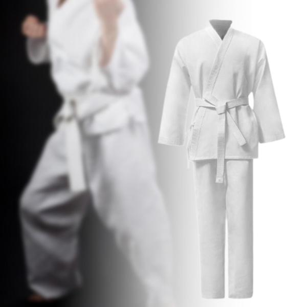空手ユニフォーム 長袖 空手服 トレーニング スパーリング 競技用 120