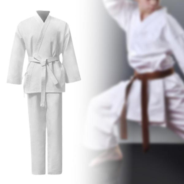 空手ユニフォーム 長袖 空手服 トレーニング スパーリング 競技用 120