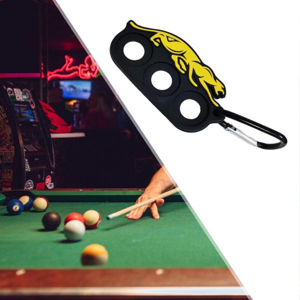 プールキュージョイントプロテクターホルダー、ジョイントプロテクターギャザーバックル付きビリヤードトレーニングラック、ホールドツール保護キャップホルダー