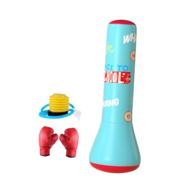 子供用サンドバッグ ヘビーバッグ ボクシンググローブ付き 空手テコンドートレーニング用 120cm