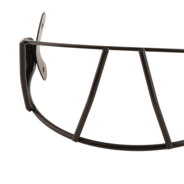 野球フェイスガード軽量バッティングヘルメットフェイスカバースポーツソフトボール用 22.5x8.5cm ブラック