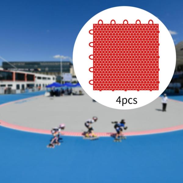 ドライランドアイスタイル 4枚 ポータブル スポーツトレーニングツール パススティックハンドリング レッド