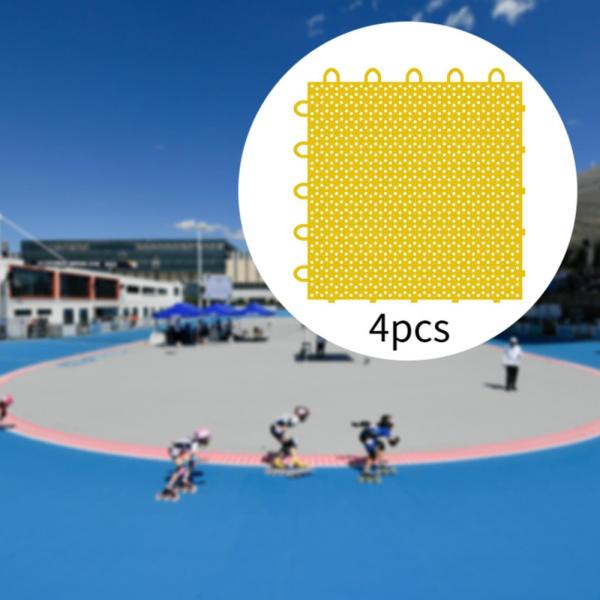 ドライランドアイスタイル 4枚 ポータブル スポーツトレーニングツール パススティックハンドリング イエロー