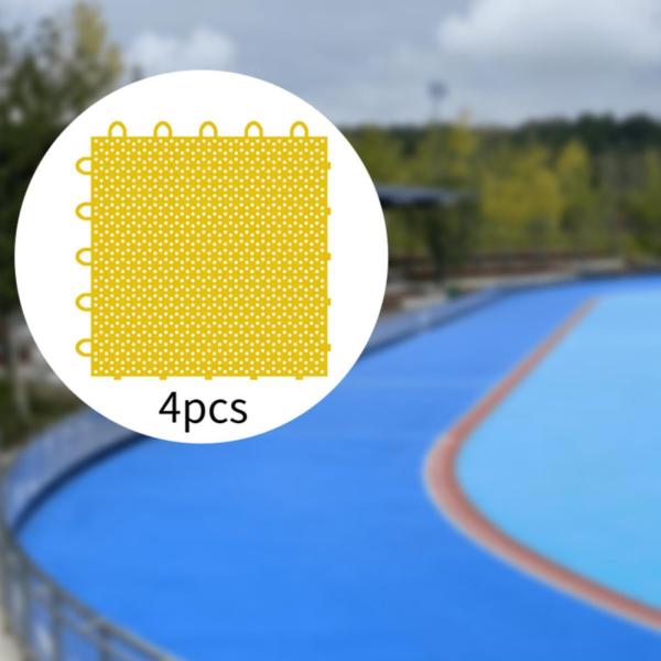 ドライランドアイスタイル 4枚 ポータブル スポーツトレーニングツール パススティックハンドリング イエロー