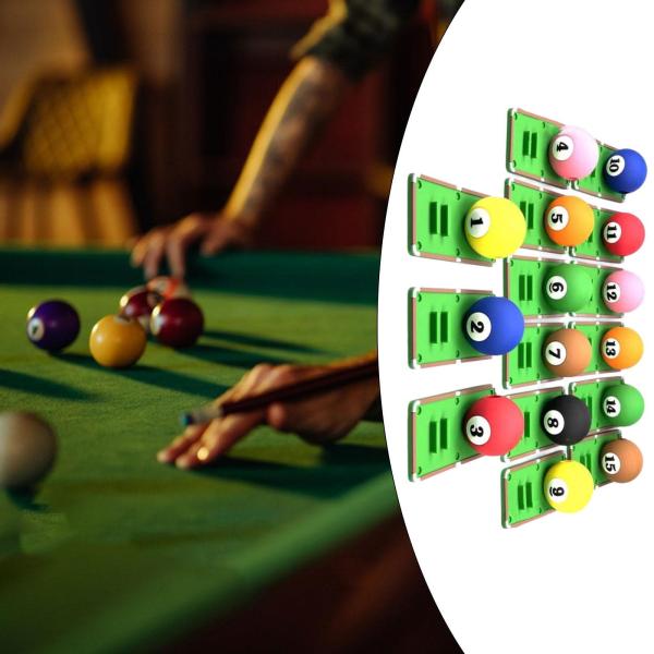 15 個ビリヤードストロークトレーナービリヤードエクササイザービリヤードキューアクセサリーキュースティックトレーニングプールキューストロークトレーナー
