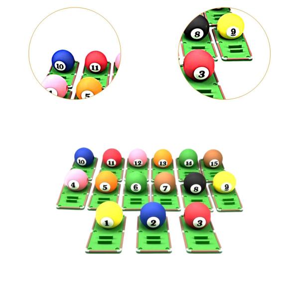 15 個ビリヤードストロークトレーナービリヤードエクササイザービリヤードキューアクセサリーキュースティックトレーニングプールキューストロークトレーナー