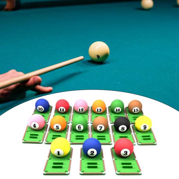 15 個ビリヤードストロークトレーナービリヤードエクササイザービリヤードキューアクセサリーキュースティックトレーニングプールキューストロークトレーナー
