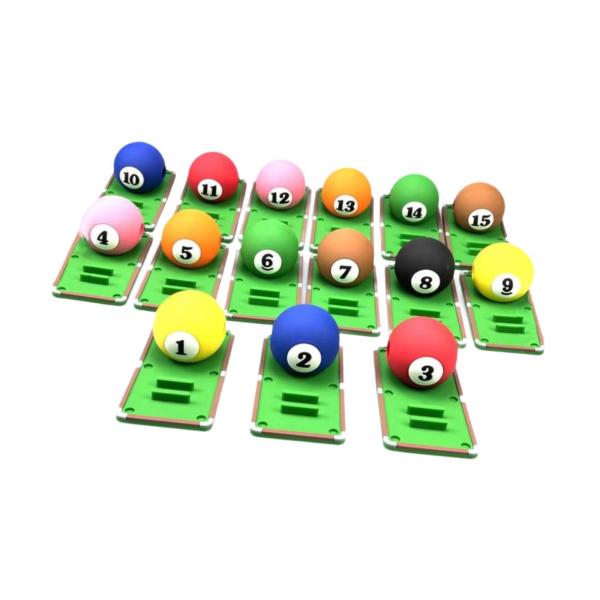 15 個ビリヤードストロークトレーナービリヤードエクササイザービリヤードキューアクセサリーキュースティックトレーニングプールキューストロークトレーナー