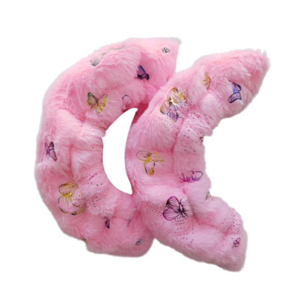 アイススケートブレードカバーアイススケートガードぬいぐるみポータブルスケートブレードプロテクターピンク