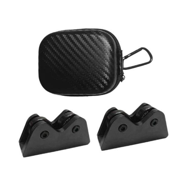 2x ビリヤード キュー 真直度チェッカー スヌーカー クラブ ローラー 真直度検出 ブラック