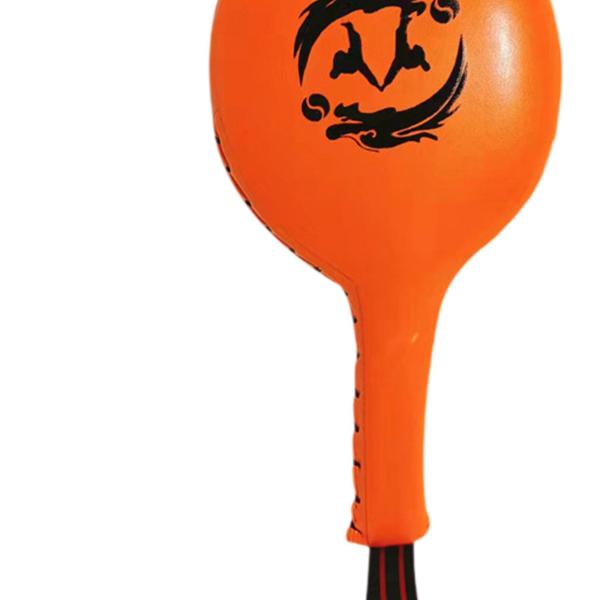 テコンドーキックパッドポータブルボクシングパンチングパッド練習用ムエタイサンダオレンジ