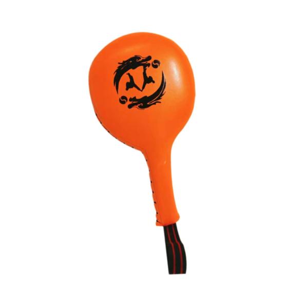 テコンドーキックパッドポータブルボクシングパンチングパッド練習用ムエタイサンダオレンジ
