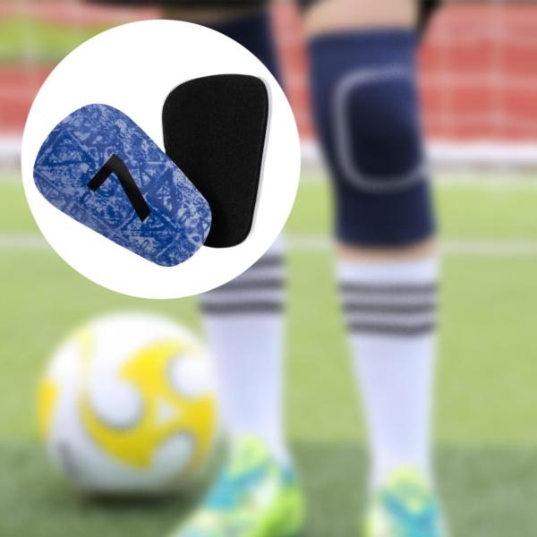 ミニサッカーすね当てポータブルサッカーゲームサッカートレーニングすね当て12cmx7.8cm